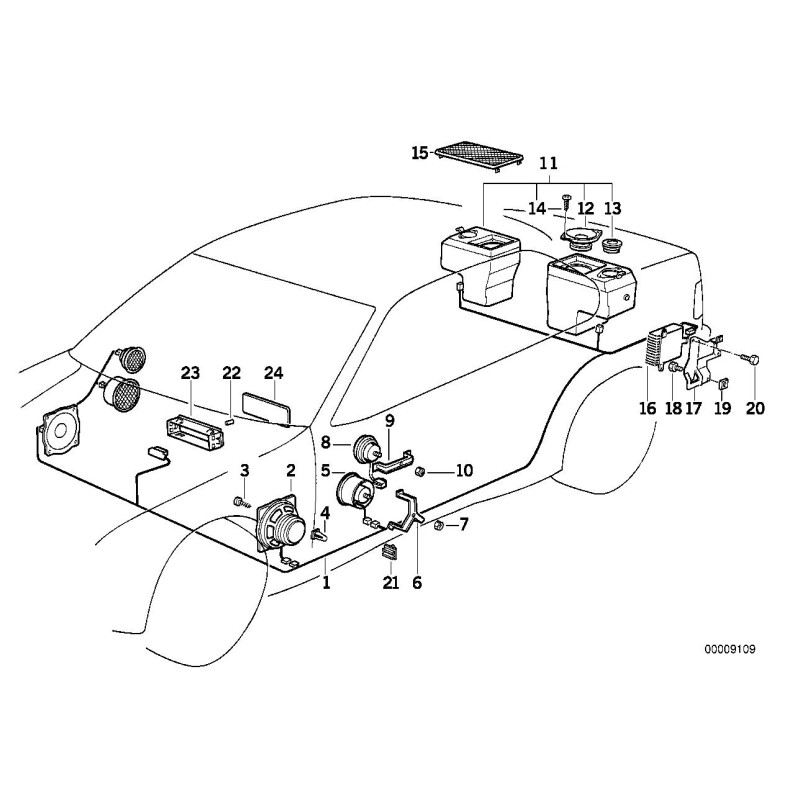 Haut-parleur - Pièce d'origine BMW 65131393477