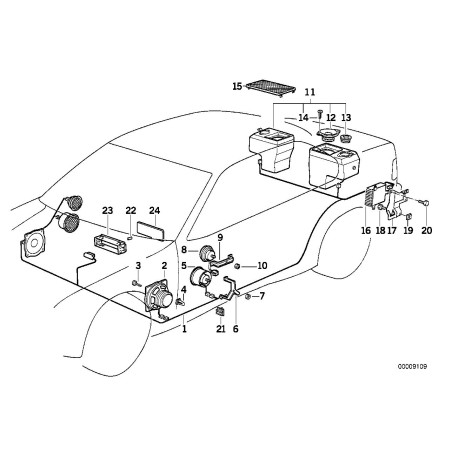 Haut-parleur - Pièce d'origine BMW 65131393477