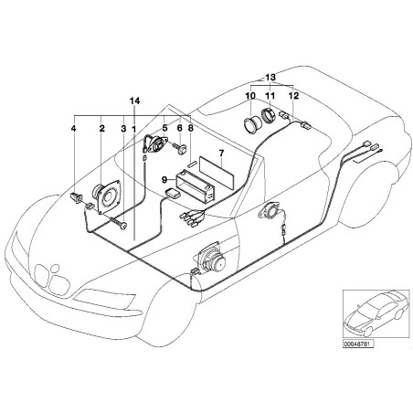 Haut-parleur - Pièce d'origine BMW 65138369951