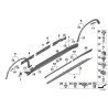 Moulure de porte inférieure gauche - Pièce d'origine BMW 51137352091