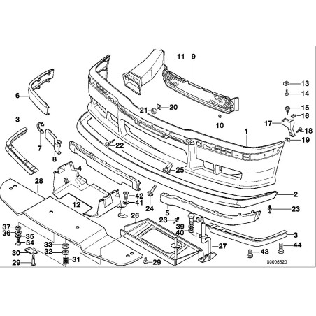 Conduit d'air LTW - Pièce d'origine BMW 51712268673