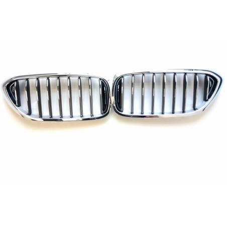 Grille de calandre centrale avant de luxe - Paire gauche droite - Pièce d'origine BMW 51137390865/51137390866