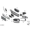 Garniture de calandre avant du pare-chocs M2 côté droit - Pièce d'origine BMW 51118056798 Garniture de calandre avant du pare-chocs M2 côté droit - Pièce d'origine BMW 51118056798