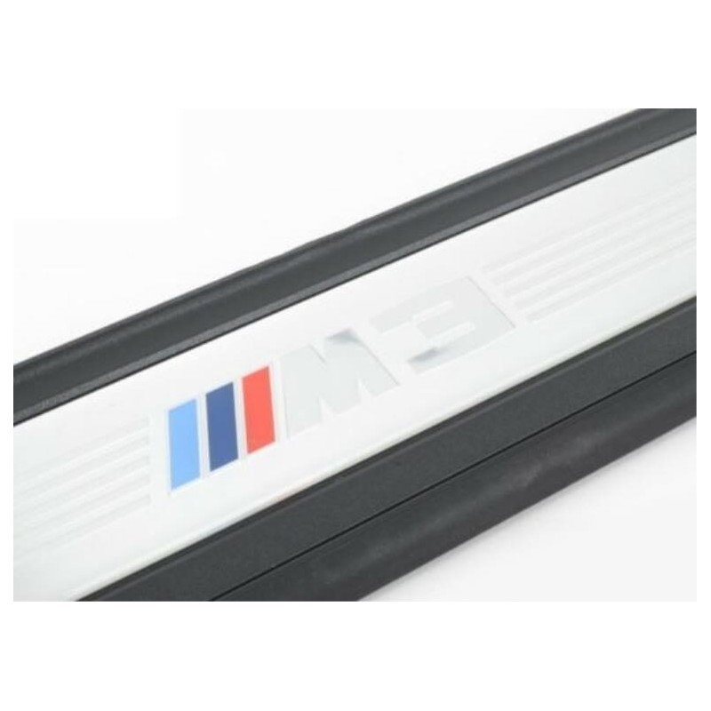 Entrée M3 Couverture de seuil de porte avant Paire Gauche Droite - Pièce d'origine BMW 51477907153/51477907154