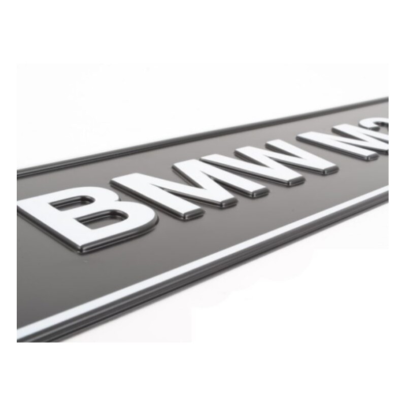Ensemble de plaques d'identification de la série M3 - Pièce d'origine BMW 2x81850300855