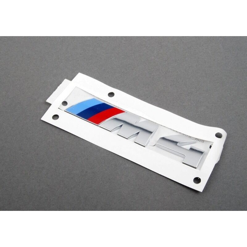 Autocollant d'étiquette d'emblème de badge M4 - Pièce d'origine BMW 51138054330