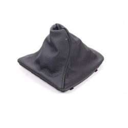 Housse de levier de vitesses manuel en cuir noir pour conduite à droite - Pièce d'origine BMW 25117595283