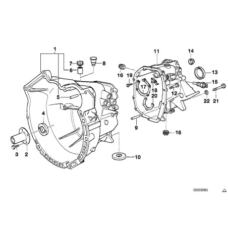 Bouchon de vidange et de remplissage de la transmission manuelle - Pièce d'origine BMW 23117527440