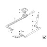 Bras de verrouillage de la tige de sélection de la transmission manuelle - Pièce d'origine BMW 25111221849