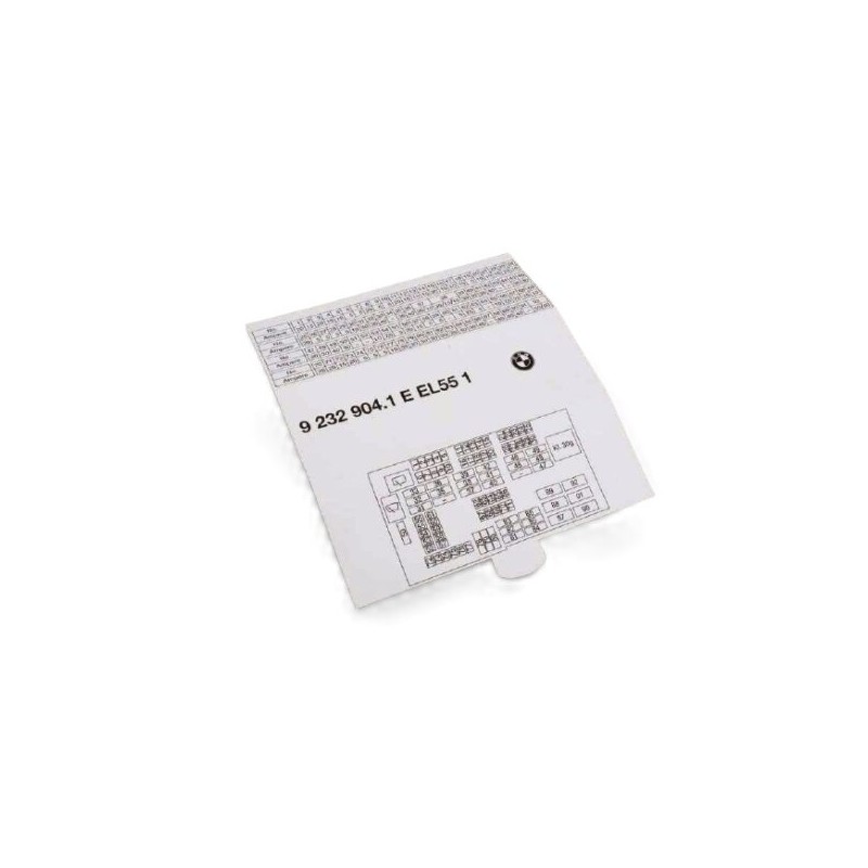 Groupe de fusibles de carte - Pièce d'origine BMW 71239232904