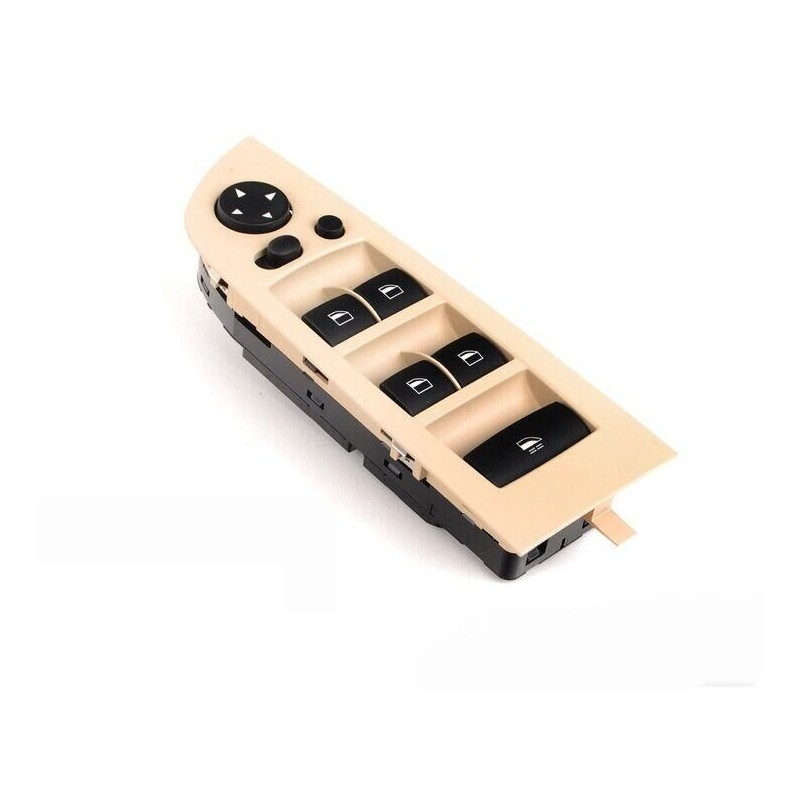 Interrupteur principal de vitre côté conducteur RHD droit beige - Pièce d'origine BMW 61319217373