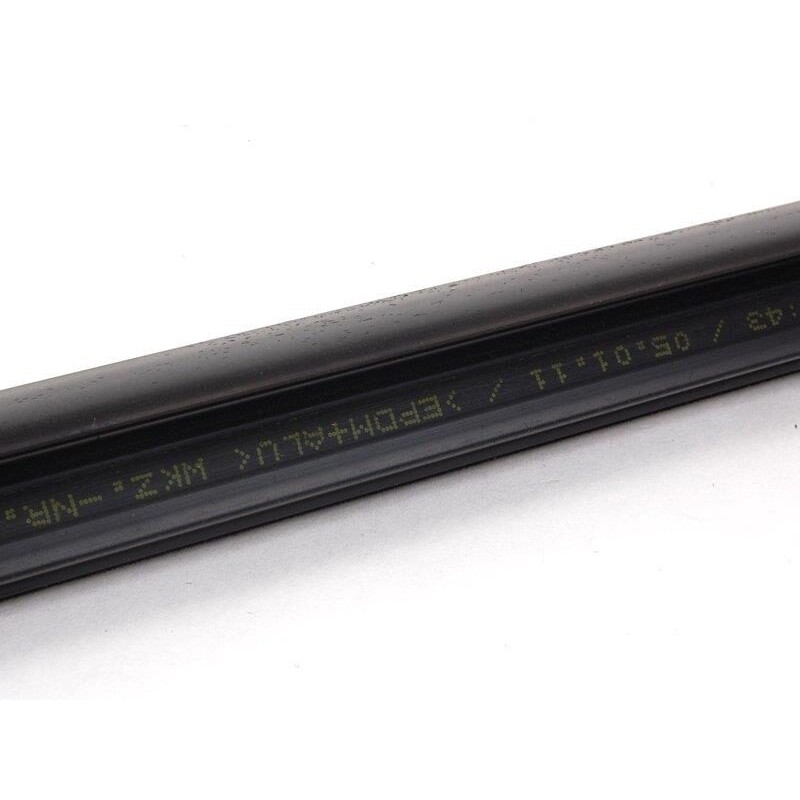 Cache/couvercle de canal noir mat/ joint avant droit - Pièce d'origine BMW 51337060236