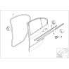 Garniture Shadowline mate gauche - Pièce d'origine BMW 51348194709