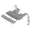 Protection du compartiment moteur - Pièce d'origine BMW 51758047450 Protection du compartiment moteur - Pièce d'origine BMW 51758047450