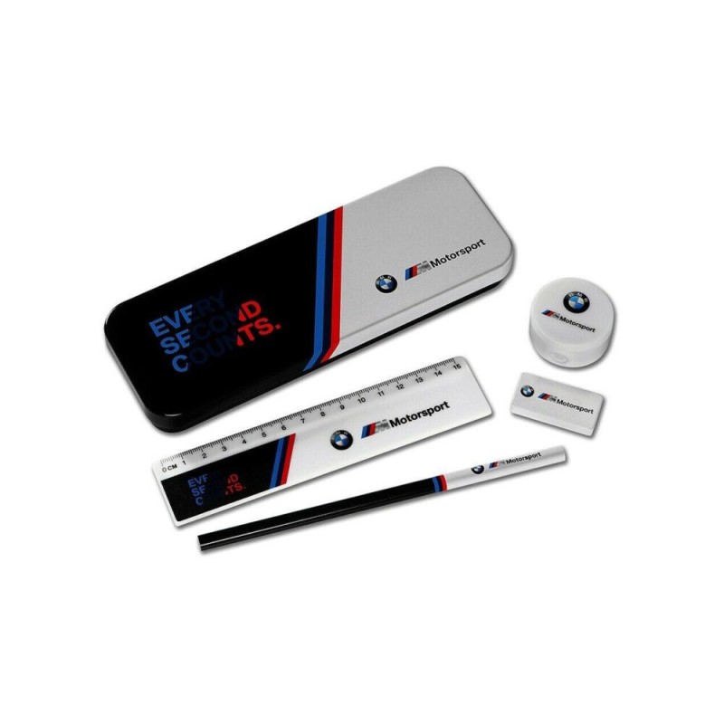 Ensemble d'écriture Metal Motorsport pour enfants - Pièce d'origine BMW 80242461139 Ensemble d'écriture Metal Motorsport pour enfants - Pièce d'origine BMW 80242461139