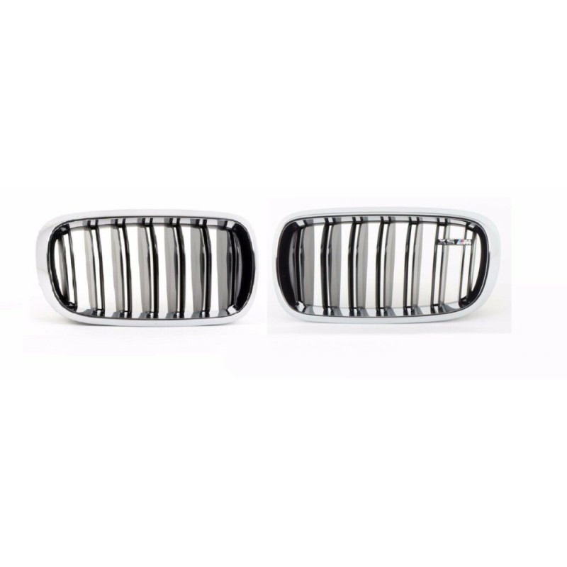 Pièce d'origine BMW 51118056323/51118056324 - Ensemble de grille de calandre avant gauche et droite.