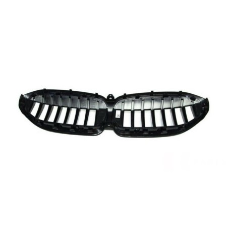 Pièce d'origine BMW 51138072086 - Grille de calandre avant M Shadow Line noire.