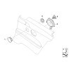 Haut-parleur de gamme moyenne - Pièce d'origine BMW 65139143231
