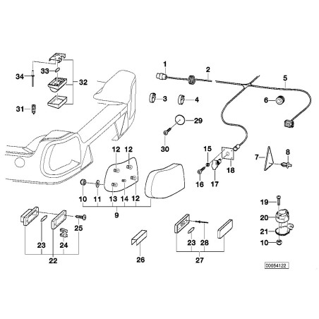 BMW/Ampoule - Pièce d'origine BMW63217160793