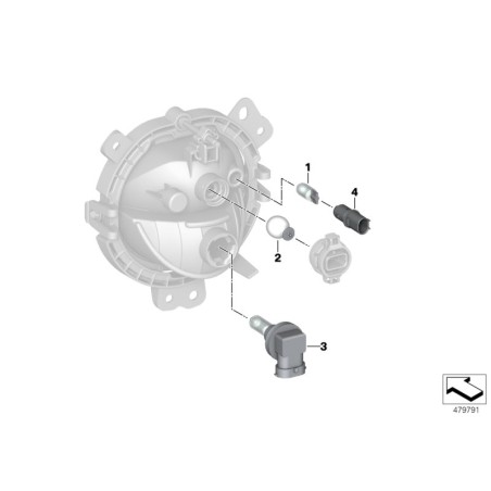 BMW/Ampoule - Pièce d'origine BMW63217301310