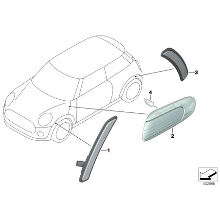 BMW/Ampoule - Pièce d'origine BMW63217381759