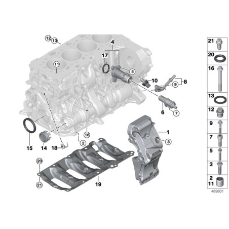 BMW/Connecteur - Pièce d'origine BMW11118511205