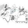 BMW/Support de verrouillage de porte - Pièce d'origine BMW51217312545
