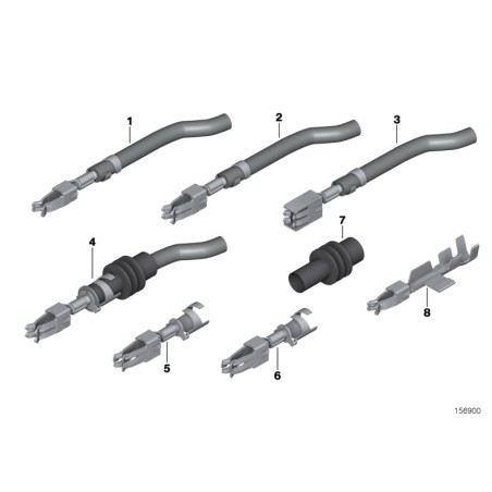 BMW/Contact à double feuille de ressort - Pièce d'origine BMW61130007438