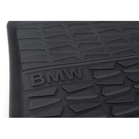 Tapis de sol en caoutchouc avant noir BMW - Pièce d'origine BMW51472164763