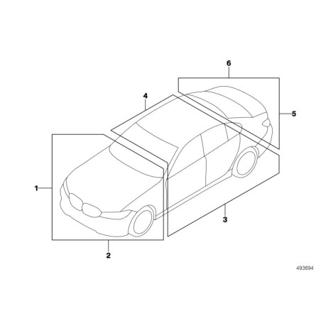 BMW/Notice d'instructions Airbag - Pièce d'origine BMW51142121644