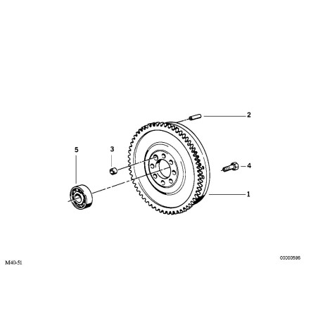 Volant moteur bimasse - Pièce d'origine BMW 21217512474