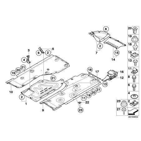 Revêtement de plancher - Pièce d'origine BMW 51757166258