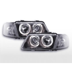 Phare Angel Eye Audi A3 type 8L 96-00 noir