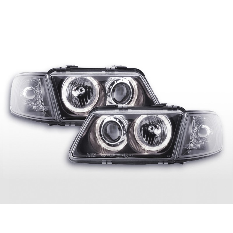Phare Angel Eye Audi A3 type 8L 96-00 noir