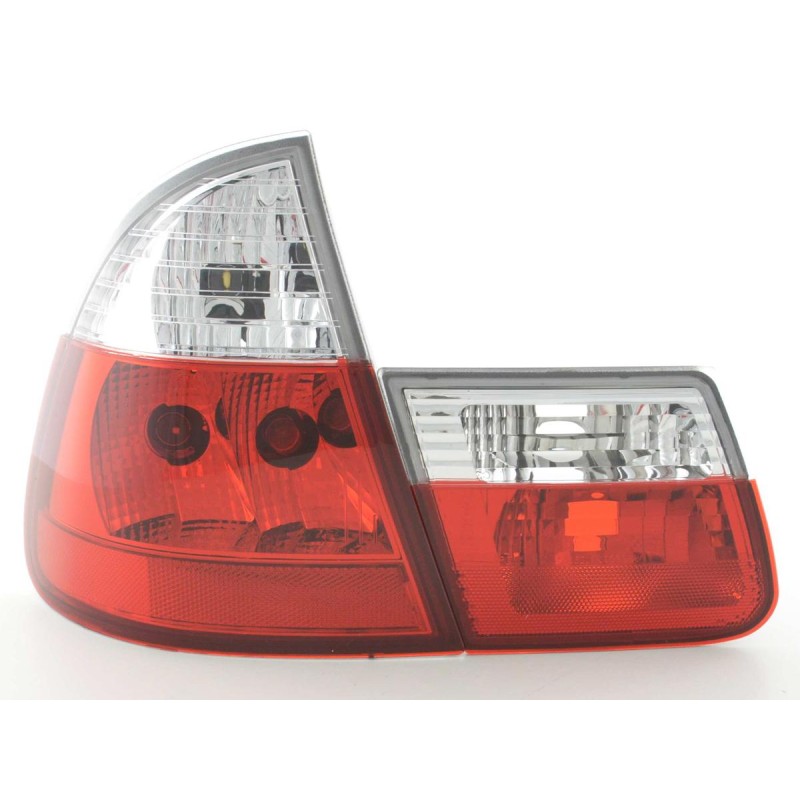 Kit feux arrière BMW Série 3 Touring type E46 99-02 blanc / rouge