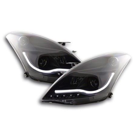 Phare Daylight LED DRL look Suzuki Swift 10-13 noir Phare Daylight LED DRL look Suzuki Swift 10-13 noir