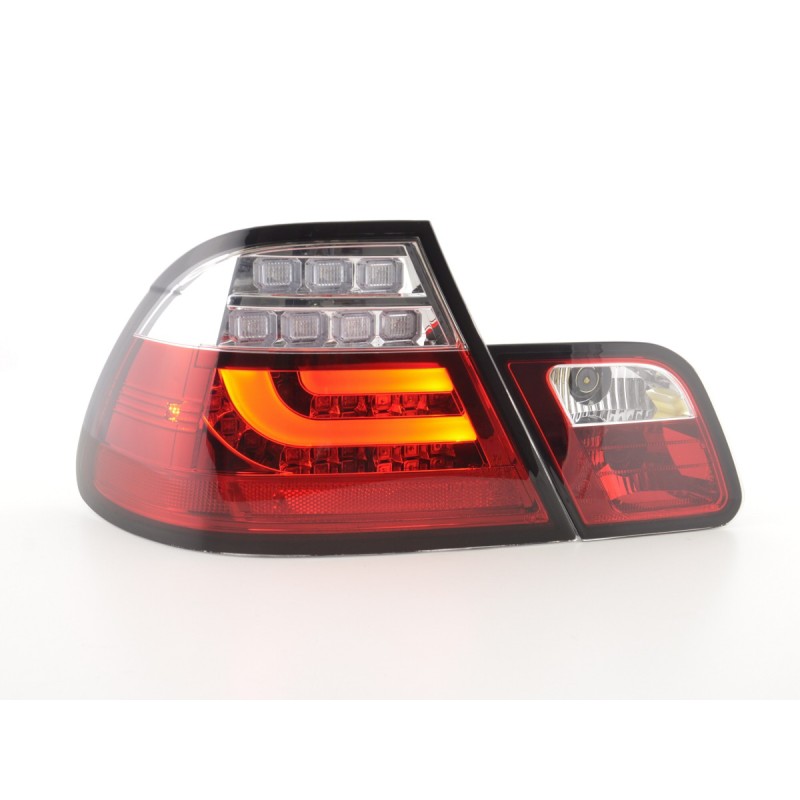 Kit feux arrière à LED BMW Série 3 E46 Coupé 99-02 clair / rouge
