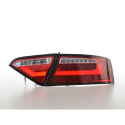 Feux arrière à LED Lightbar Audi A5 8T Coupe / Sportback 07-11 rouge / clair