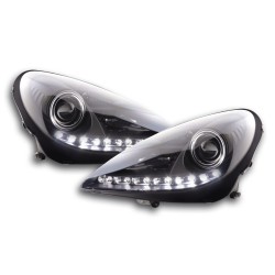 Phare Daylight LED DRL look Mercedes SLK R171 04-11 noir
