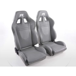 Sièges sport FK Sièges demi-baquets automatiques Ensemble de voitures de course au look de sport automobile
