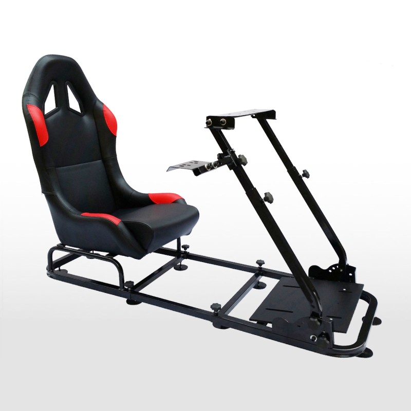 Siège de jeu FK Simulateur de course de siège de jeu eGaming Seats Monaco noir / rouge