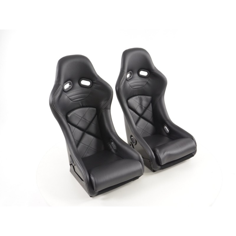 Sièges baquets FK sport Sièges baquets complets avec coque arrière en fibre de verre