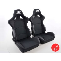 Sièges sport FK Sièges demi-coque automatiques Set Control avec siège chauffant