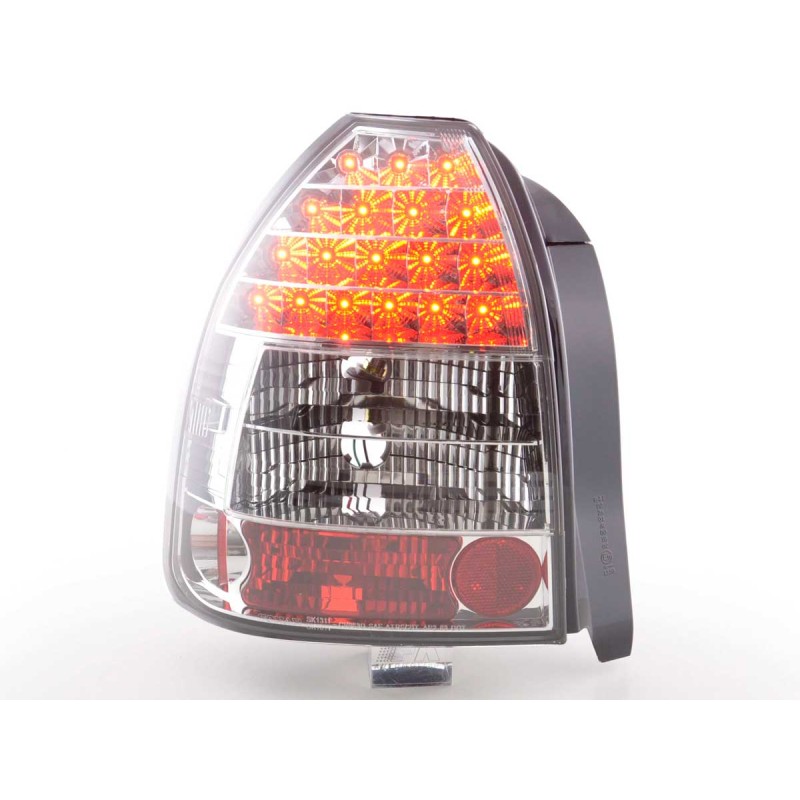 Kit feux arrières LED Honda Civic 3 portes 96-01 chrome