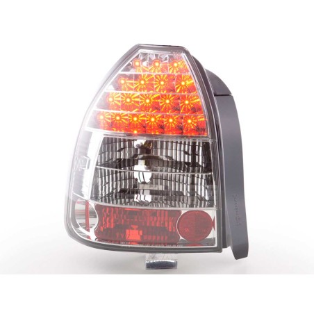 Kit feux arrières LED Honda Civic 3 portes 96-01 chrome Kit feux arrières LED Honda Civic 3 portes 96-01 chrome