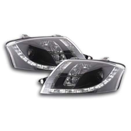 Phares Daylight LED feux de jour Audi TT type 8N 98-06 noir