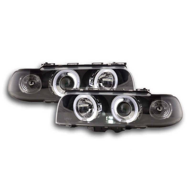 Phare avant BMW Série 7 type E38 95-98 noir