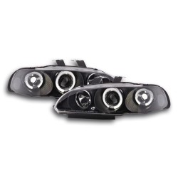 Jeu de phares Honda Civic 4 portes. 92-95 noir