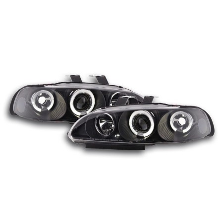 Jeu de phares Honda Civic 4 portes. 92-95 noir Jeu de phares Honda Civic 4 portes. 92-95 noir