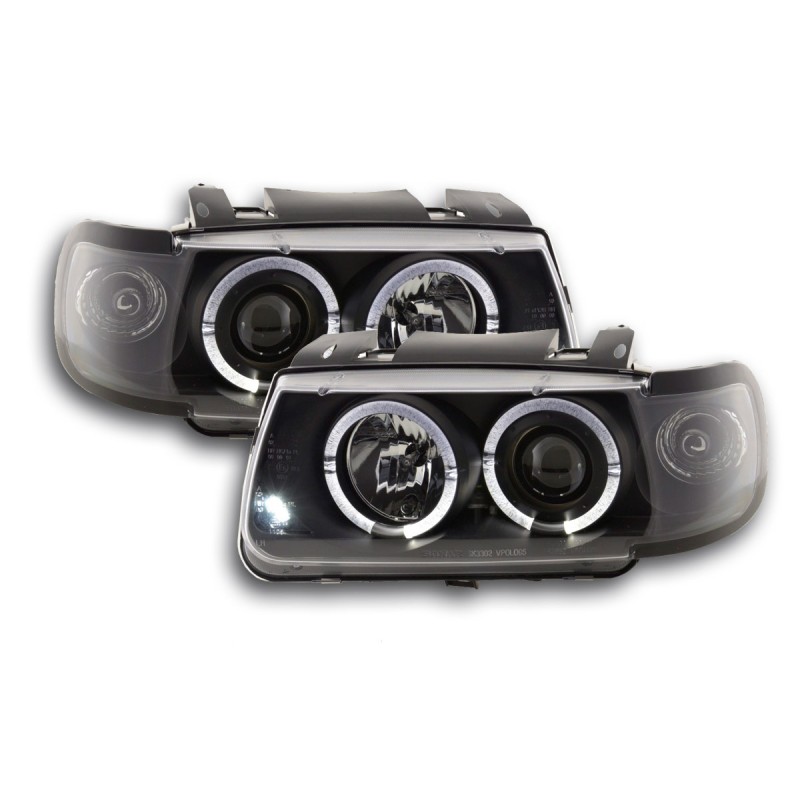 Jeu de phares VW Polo type 6N 94-99 noir